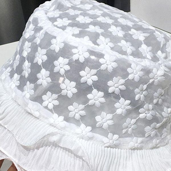 wide brim hats japanese lolita embroidery floral lace bucket hat women layered ruffles sun cap 094b, Blue;gray
wide brim hats japanese lolita embroidery floral lace bucket hat women layered ruffles sun cap 094b, Blue;gray