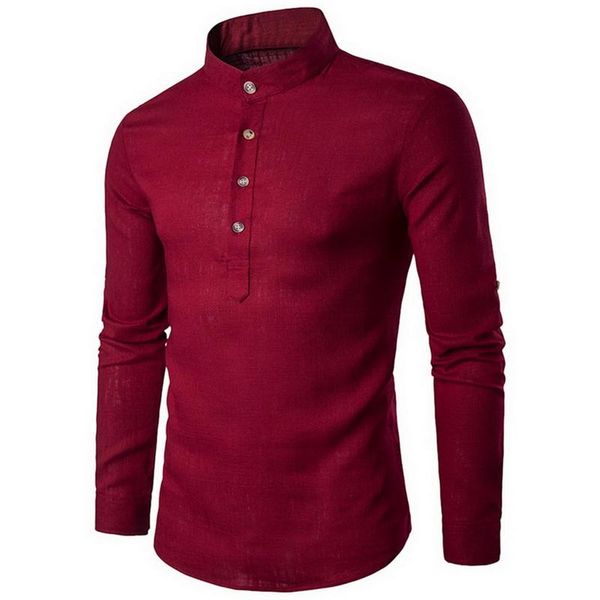 oeak brand men shirt spring stand collar long sleeve male white shirt fashion solid fitness slim mens social dress shirts 2020, White;black
oeak brand men shirt spring stand collar long sleeve male white shirt fashion solid fitness slim mens social dress shirts 2020, White;black