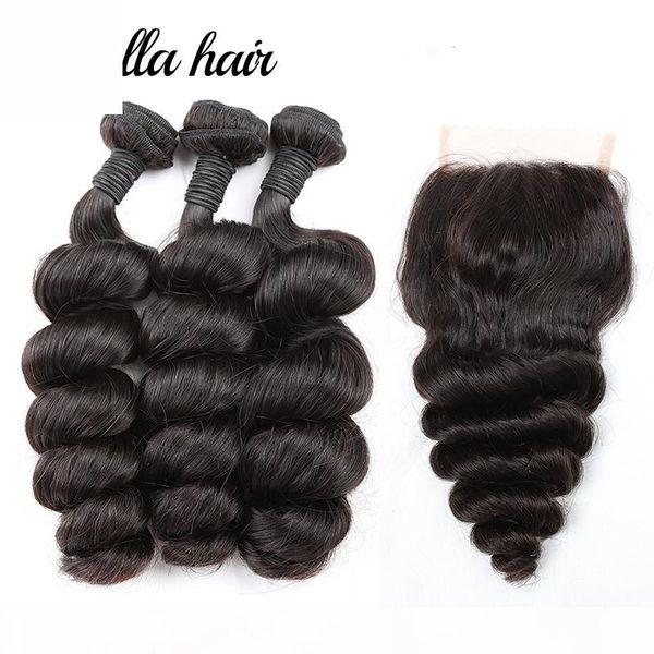 loose wave hair bundles with closure 4x4 malaysian peruvian indian brazilian virgin hair weft extension lace closure part bellahair, Black
loose wave hair bundles with closure 4x4 malaysian peruvian indian brazilian virgin hair weft extension lace closure part bellahair, Black