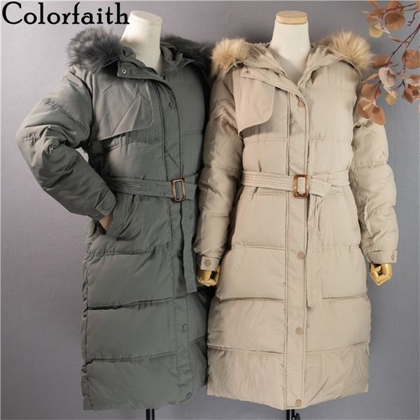 colorfaith new 2020 autumn winter women long jacket quilted office lady lace up puffer parkas high-quality hooded coat co809x1016, Black;brown
colorfaith new 2020 autumn winter women long jacket quilted office lady lace up puffer parkas high-quality hooded coat co809x1016, Black;brown
