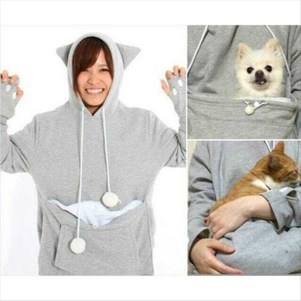 2020 new kangaroo holder coat cat dog pet large pocket hoodie 5 colors drop shipping, Black
2020 new kangaroo holder coat cat dog pet large pocket hoodie 5 colors drop shipping, Black