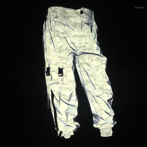 men night full reflective camouflage multi-pocket waterproof cargo pants trousers streetwear harajuku hip hop jogger sweatpants1, Black
men night full reflective camouflage multi-pocket waterproof cargo pants trousers streetwear harajuku hip hop jogger sweatpants1, Black