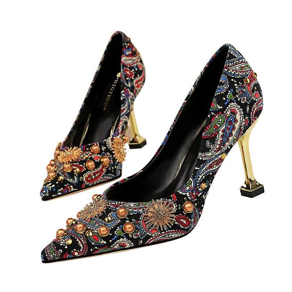 bigtree retro style lady dress shoes women pumps festival party wedding shoes formal pumps stilettos high heels fis079, Black
bigtree retro style lady dress shoes women pumps festival party wedding shoes formal pumps stilettos high heels fis079, Black
