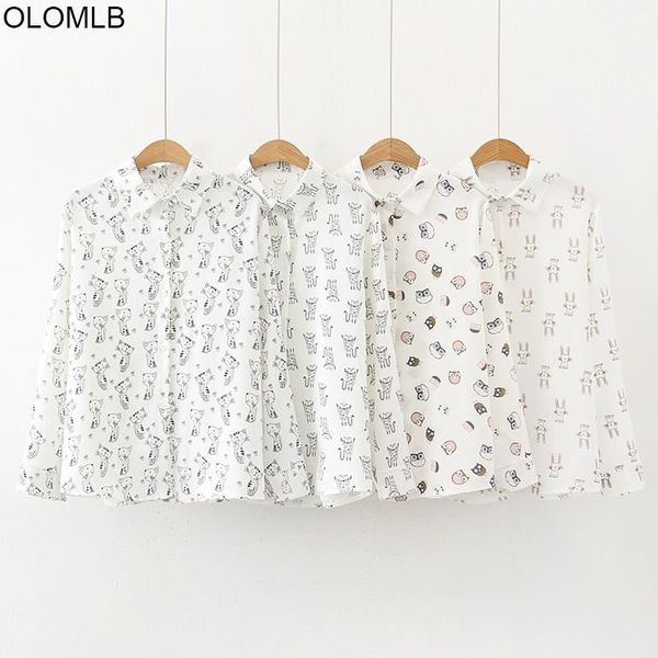 women's blouses & shirts arrival summer casual chiffon ladies white 4 pattern graffiti cat animal printed vintage women blouse 2021 fem
women's blouses & shirts arrival summer casual chiffon ladies white 4 pattern graffiti cat animal printed vintage women blouse 2021 fem