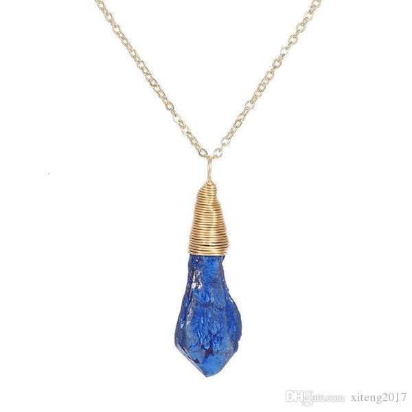 irregular necklace shape fashion pendants crystal natural stone necklaces for women diy party jewelry 7 colors wholesale 2021, Silver
irregular necklace shape fashion pendants crystal natural stone necklaces for women diy party jewelry 7 colors wholesale 2021, Silver