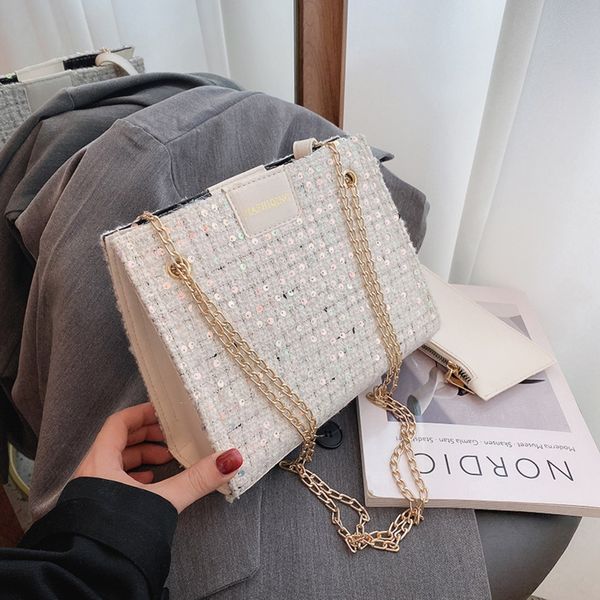 women's in autumn and winter new shoulder autumn winter 2020 new korean fashion armpit chain bag fashion single shoulder straddle bag e
