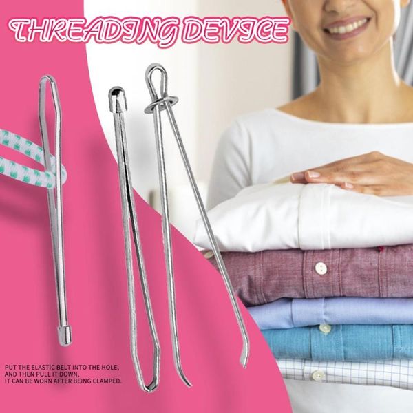 sewing notions & tools rope wearer trousers waist practical diy stainless steel 2pc threader elastics tool accessories, Black
sewing notions & tools rope wearer trousers waist practical diy stainless steel 2pc threader elastics tool accessories, Black