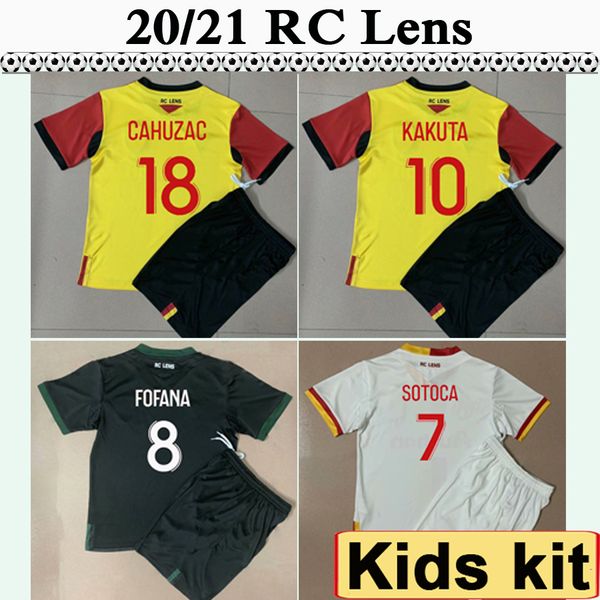 20 21 rc lens kids kit soccer jerseys kakuta fofana sotoca ganago medina jean cahuzac perez home away 3rd child football shirt uniforms, Black
20 21 rc lens kids kit soccer jerseys kakuta fofana sotoca ganago medina jean cahuzac perez home away 3rd child football shirt uniforms, Black