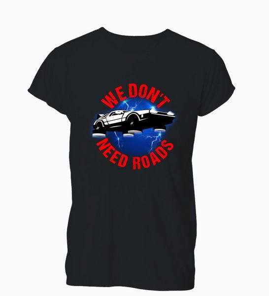 sport new men t shirt fashion popular style man we don't need roads back 80's future marty t-shirt mens
sport new men t shirt fashion popular style man we don't need roads back 80's future marty t-shirt mens