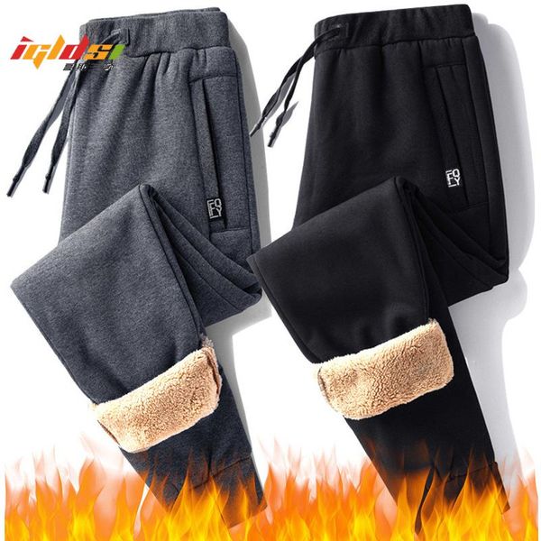 men's winter plus velvet fleece sweatpants 2021 autumn fitness joggers harem pants workout casual cotton warm long trousers, Black
men's winter plus velvet fleece sweatpants 2021 autumn fitness joggers harem pants workout casual cotton warm long trousers, Black