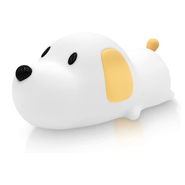 led kids night light, cute puppy soft silicone baby lamp-usb rechargeable, color temperature and brightness adjustable, timing function
led kids night light, cute puppy soft silicone baby lamp-usb rechargeable, color temperature and brightness adjustable, timing function