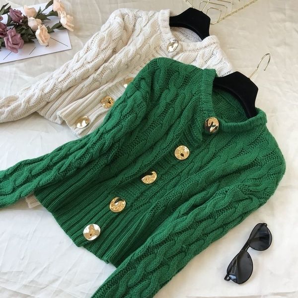 autumn new thicker trend loose long sleeve knitted female twist sweater loose cardigan o-neck warm fashion jacket 201109, White;black
autumn new thicker trend loose long sleeve knitted female twist sweater loose cardigan o-neck warm fashion jacket 201109, White;black