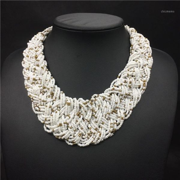 acrylic beads bohemian necklace women wide choker necklaces handmade fashion beaded strand boho jewelry collares de acrilico1, Golden;silver
acrylic beads bohemian necklace women wide choker necklaces handmade fashion beaded strand boho jewelry collares de acrilico1, Golden;silver