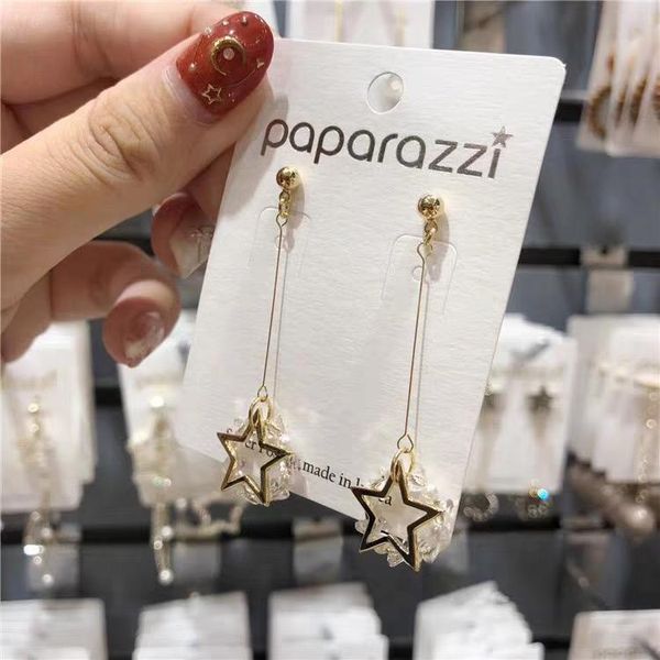 s925 silver pin 2020 new net red earrings korea dongdaemun earrings long super immortal temperament crystal pentagram
s925 silver pin 2020 new net red earrings korea dongdaemun earrings long super immortal temperament crystal pentagram