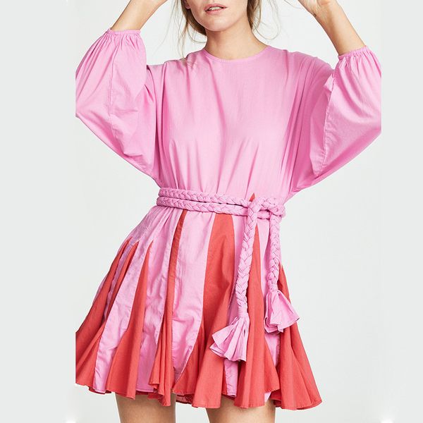 galcaur beach style womens dress o neck long sleeve high waist bandage patchwork mini female dresses 2020 casual fashion new lj201202, Black;gray
galcaur beach style womens dress o neck long sleeve high waist bandage patchwork mini female dresses 2020 casual fashion new lj201202, Black;gray
