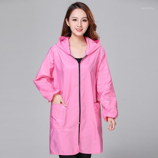 korean style smocks solid color long sleeve overalls waterproof oil-proof kitchen apron zipper spring and autumn1
korean style smocks solid color long sleeve overalls waterproof oil-proof kitchen apron zipper spring and autumn1