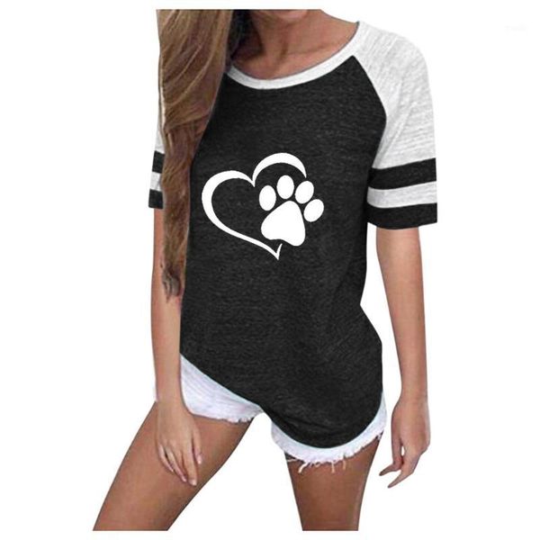 women's t-shirt trending t shirt women animal print patchwork o-neck cotton blend tee femme fashionable 2021 camiseta mujer1, White
women's t-shirt trending t shirt women animal print patchwork o-neck cotton blend tee femme fashionable 2021 camiseta mujer1, White