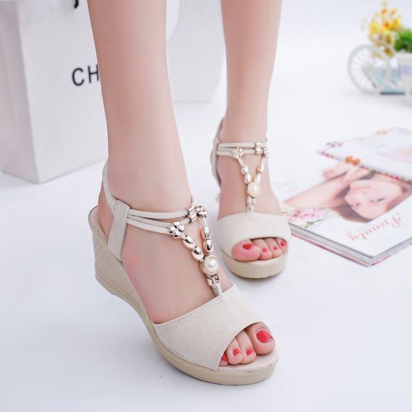 women wedges sandals 2019 summer platform shoes woman open toe slip on sandal string bead female fashion high heels casual shoes y200702, Black
women wedges sandals 2019 summer platform shoes woman open toe slip on sandal string bead female fashion high heels casual shoes y200702, Black