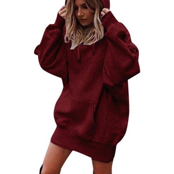 lady oversized pullover hoodie with pockets long sleeve hooded sweatshirt spring autumn women hoodies burgundy gray plus size, Black
lady oversized pullover hoodie with pockets long sleeve hooded sweatshirt spring autumn women hoodies burgundy gray plus size, Black