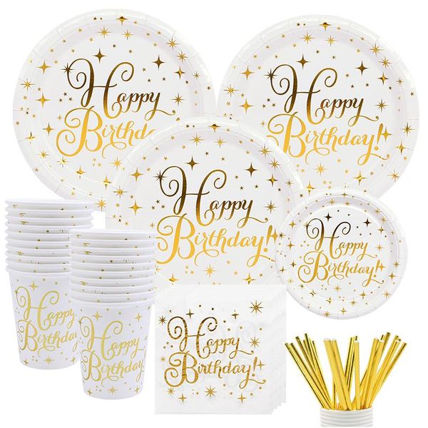 disposable dinnerware white gold dot tableware set paper cup plate banner napkin birthday wedding party tissue tablewares supplies
disposable dinnerware white gold dot tableware set paper cup plate banner napkin birthday wedding party tissue tablewares supplies
