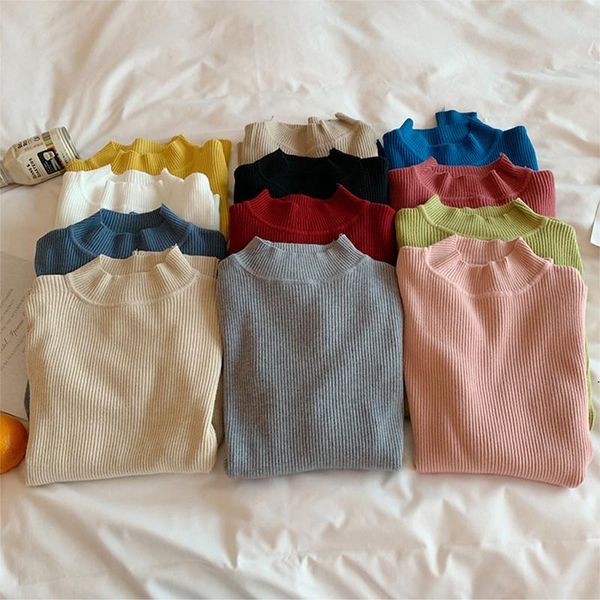 winter 2021 woman sweaters long sleeve korean pullovers female half turtlenecks warm jumpers knitted sweater with neck autumn, White;black
winter 2021 woman sweaters long sleeve korean pullovers female half turtlenecks warm jumpers knitted sweater with neck autumn, White;black