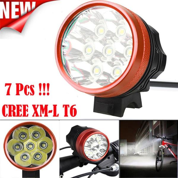 bike lights 15000 lumens led flashlamp 7 x cre xm-l t6 torch lanterna lantern flash light head + rubber ring #2a28
bike lights 15000 lumens led flashlamp 7 x cre xm-l t6 torch lanterna lantern flash light head + rubber ring #2a28