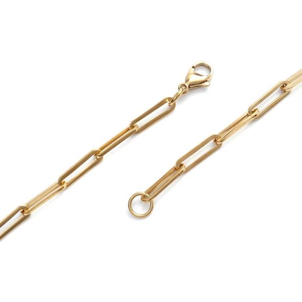 charm bracelets 304 stainless steel paperclip chains silver color gold necklace oval link chain for men women gift, 1 pc, Golden;silver
charm bracelets 304 stainless steel paperclip chains silver color gold necklace oval link chain for men women gift, 1 pc, Golden;silver