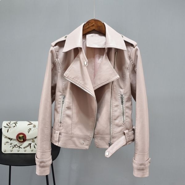 autumn 2021 new plutonium soft jackets turndown collar thin bicycle from women's leather short outwear 19qo, Black
autumn 2021 new plutonium soft jackets turndown collar thin bicycle from women's leather short outwear 19qo, Black