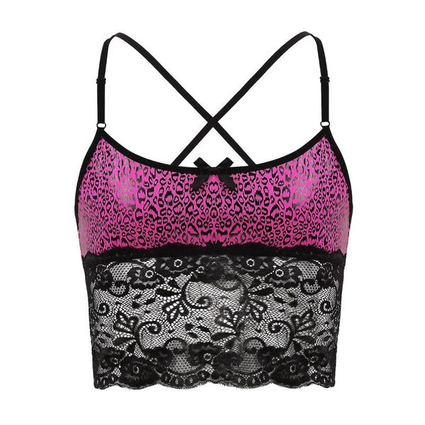 bras sets mens erotic leopard printed adjustable straps cross back lace spliced camisole vest crop nightwear sleepwear top, Red;black
bras sets mens erotic leopard printed adjustable straps cross back lace spliced camisole vest crop nightwear sleepwear top, Red;black