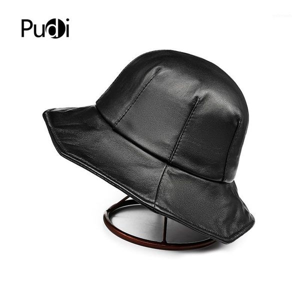 wide brim hats pudi women genuine leather cap hat 2021 brand real sheep sun caps hl9291, Blue;gray
wide brim hats pudi women genuine leather cap hat 2021 brand real sheep sun caps hl9291, Blue;gray