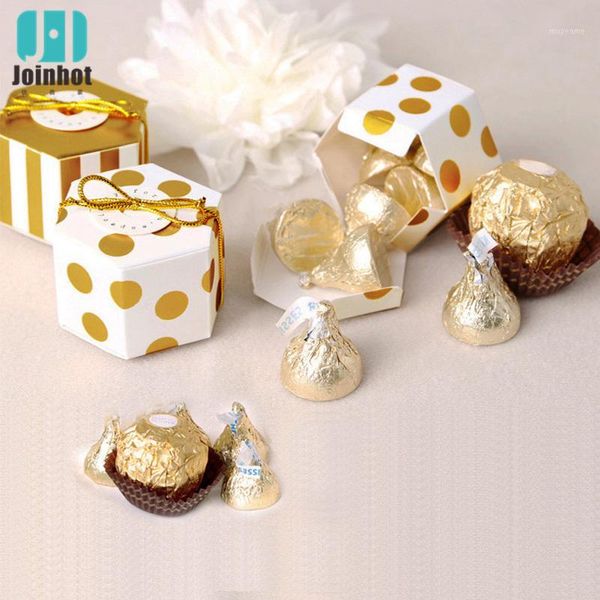 gift wrap 10pcs mini golden stripe dots box hexagon wedding chocolate bronzing candy baking package party decorations1
gift wrap 10pcs mini golden stripe dots box hexagon wedding chocolate bronzing candy baking package party decorations1