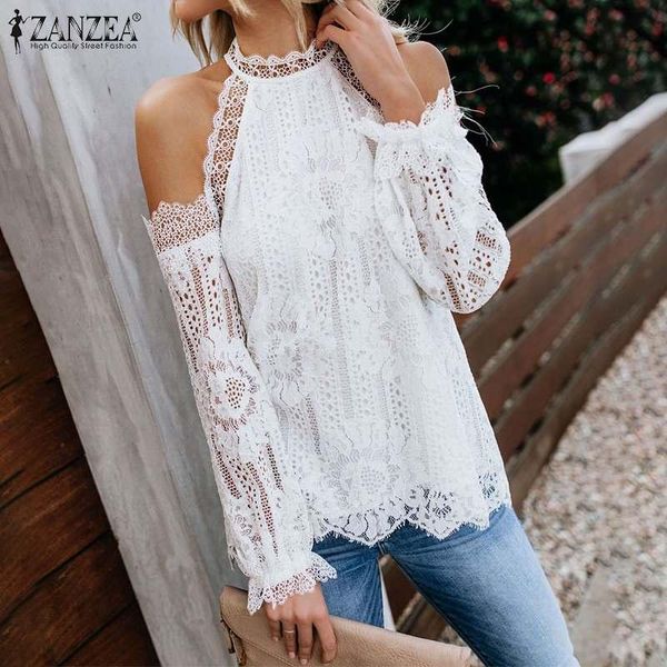 fashion zanzea women off shoulder blouse autumn long sleeve lace crochet casual solid hollow out shirt work blusas feminina, White
fashion zanzea women off shoulder blouse autumn long sleeve lace crochet casual solid hollow out shirt work blusas feminina, White