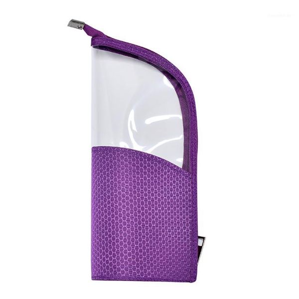 zipper closure brush holder stand-up portable fashion pouch organizer multifunction travel cosmetic makeup bag half transparent1
zipper closure brush holder stand-up portable fashion pouch organizer multifunction travel cosmetic makeup bag half transparent1