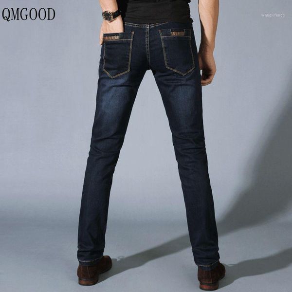 qmgood men jeans stretch straight slim fit jeans homme classic casual trousers men's biker male1, Blue
qmgood men jeans stretch straight slim fit jeans homme classic casual trousers men's biker male1, Blue