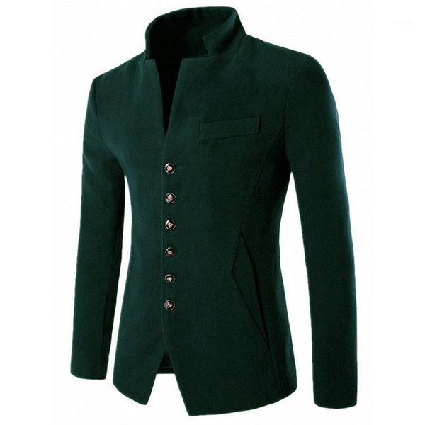 men's handsome velvet sport coat slim fit wedding button down tuxedo jacket stand collar casual outerwear for party business1, White;black
men's handsome velvet sport coat slim fit wedding button down tuxedo jacket stand collar casual outerwear for party business1, White;black