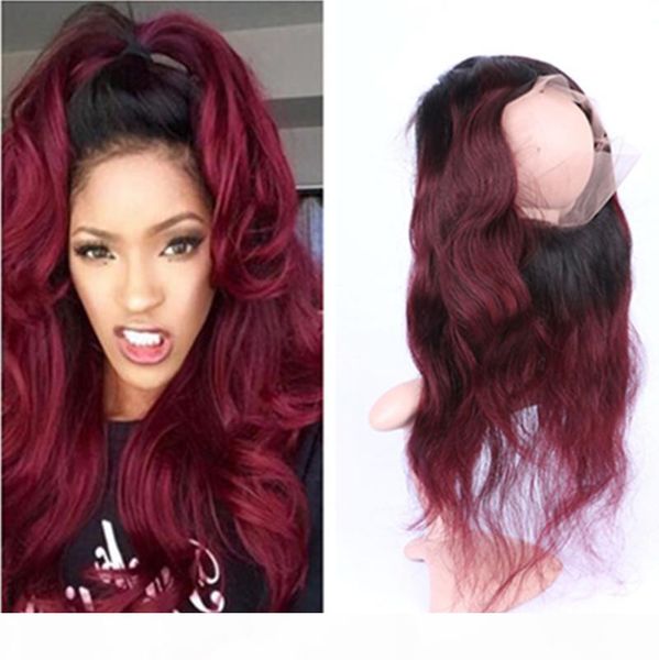 360 full lace closure 8a brazilian human virgin hair body wave ombre 1b 99j 360 full lace closure with baby hair burgundy color, Black;brown
360 full lace closure 8a brazilian human virgin hair body wave ombre 1b 99j 360 full lace closure with baby hair burgundy color, Black;brown