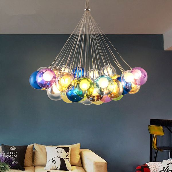modern led colorful glass ball pendant lights glass hanging lamps led g4 96-265v lights fixtures luminiare
modern led colorful glass ball pendant lights glass hanging lamps led g4 96-265v lights fixtures luminiare