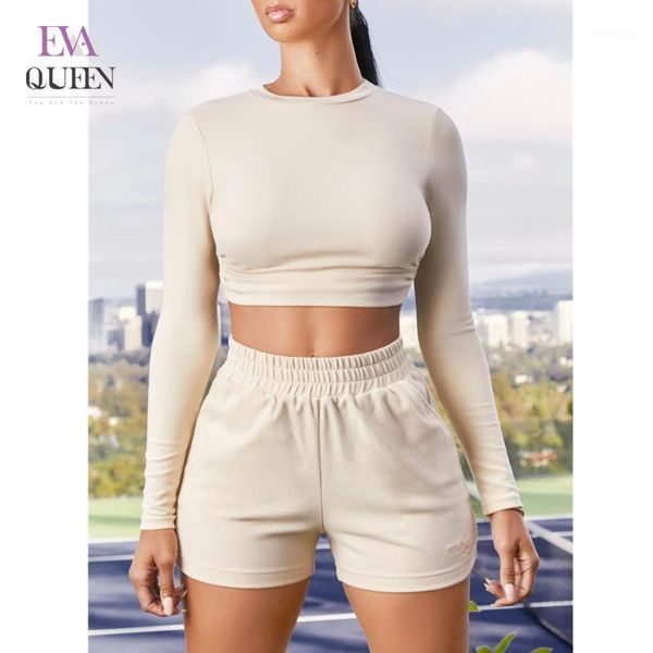 evaqueen 2020 winter slim matching set sport fitness two piece set outfits long sleeve backless crop shorts tracksuit1, Gray
evaqueen 2020 winter slim matching set sport fitness two piece set outfits long sleeve backless crop shorts tracksuit1, Gray