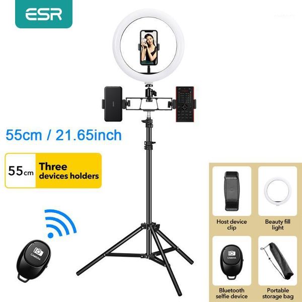 esr 21 inch camera studio led ring light pgraphic lighting dimmable ring light with tripod stand for selfie live show 55cm1
esr 21 inch camera studio led ring light pgraphic lighting dimmable ring light with tripod stand for selfie live show 55cm1