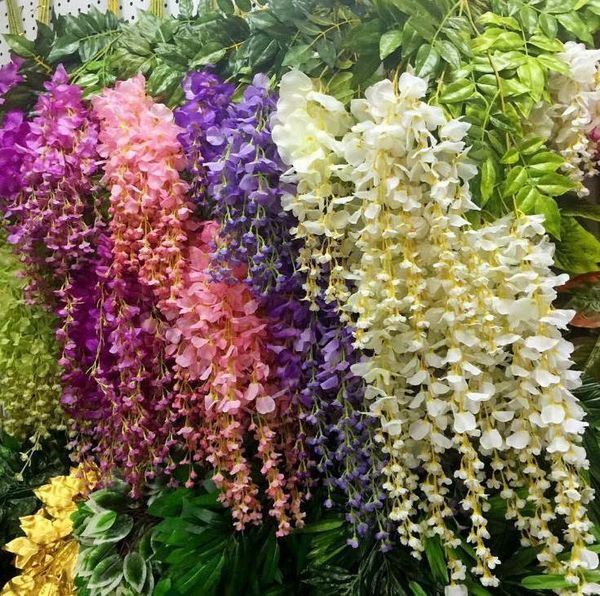 decorative flowers & wreaths 110cm wisteria wedding decor 6 colors artificial garlands for party home wholesale
decorative flowers & wreaths 110cm wisteria wedding decor 6 colors artificial garlands for party home wholesale