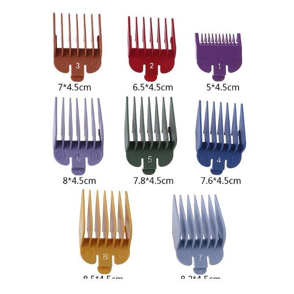 8pcs universal hair clipper limit comb guide attachment size barber replacement hair styling tool acc wmtgnq, Silver
8pcs universal hair clipper limit comb guide attachment size barber replacement hair styling tool acc wmtgnq, Silver
