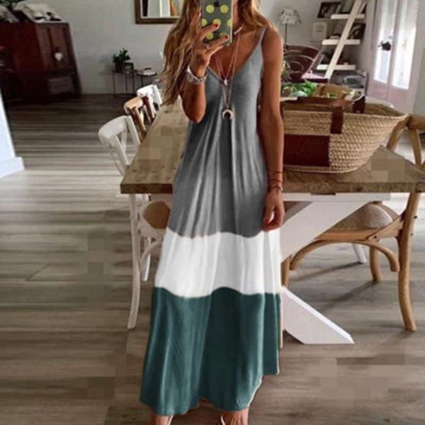 v-neck sling print dress gradient-color bohemian loose long dress comfortable breathable casual soft ladies dresses, Black;gray
v-neck sling print dress gradient-color bohemian loose long dress comfortable breathable casual soft ladies dresses, Black;gray