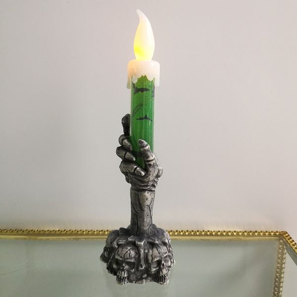 1pc led candle holder ghoul hand candle stand for home halloween party diy decor halloween candlestick with 3 button battery
1pc led candle holder ghoul hand candle stand for home halloween party diy decor halloween candlestick with 3 button battery