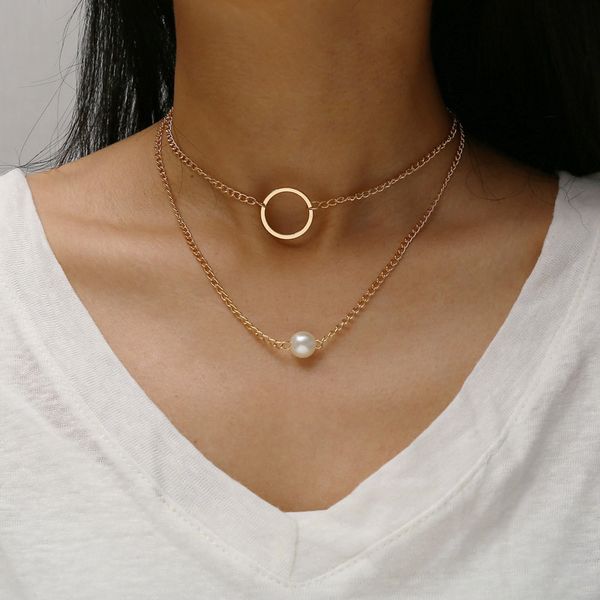 modyle fashion simulated pearl pendant necklace for woman gold color chain women statement jewelry gifts, Silver
modyle fashion simulated pearl pendant necklace for woman gold color chain women statement jewelry gifts, Silver
