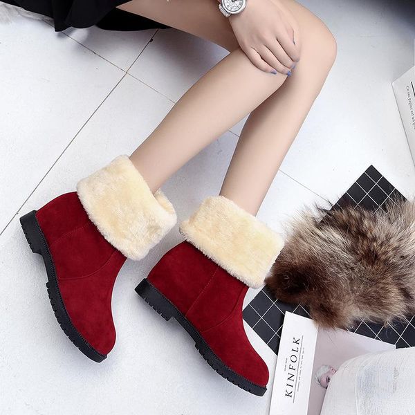 lzzf 2020 autumn winter fashion mid-calf boots for women snow boots black red flat short ladies woman shoes botte femme
lzzf 2020 autumn winter fashion mid-calf boots for women snow boots black red flat short ladies woman shoes botte femme