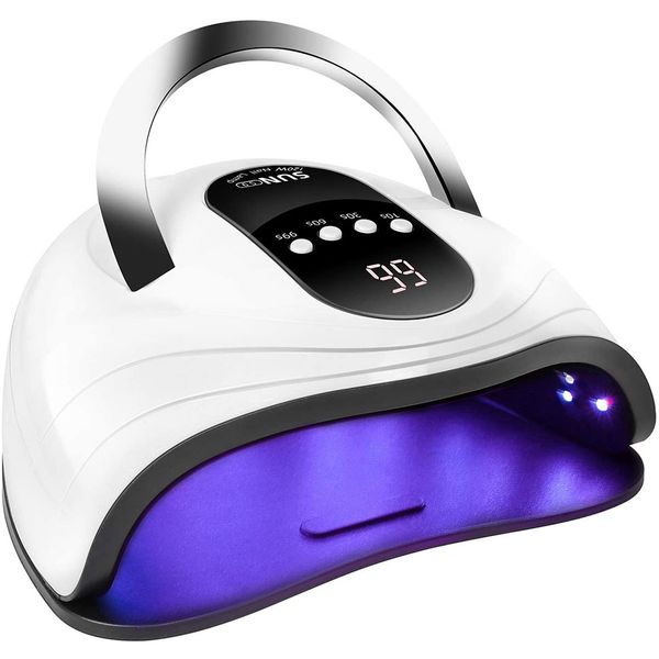 uv gel nail lamp 120w led nail light fast nail dryer for gel polish curing with 4 timers portable handle large space automatic sensor
uv gel nail lamp 120w led nail light fast nail dryer for gel polish curing with 4 timers portable handle large space automatic sensor