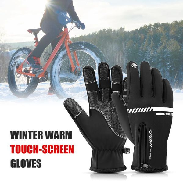 winter sports bike gloves men women touchscreen bicycle gloves waterproof sports with warm lining, Black;red
winter sports bike gloves men women touchscreen bicycle gloves waterproof sports with warm lining, Black;red