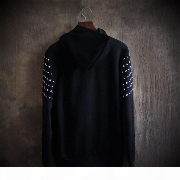 wholesale-the spring and autumn period and the popular 2016 thin wool fashion big yards rivet cardigan male hoodie hooded fleece coat, Black
wholesale-the spring and autumn period and the popular 2016 thin wool fashion big yards rivet cardigan male hoodie hooded fleece coat, Black