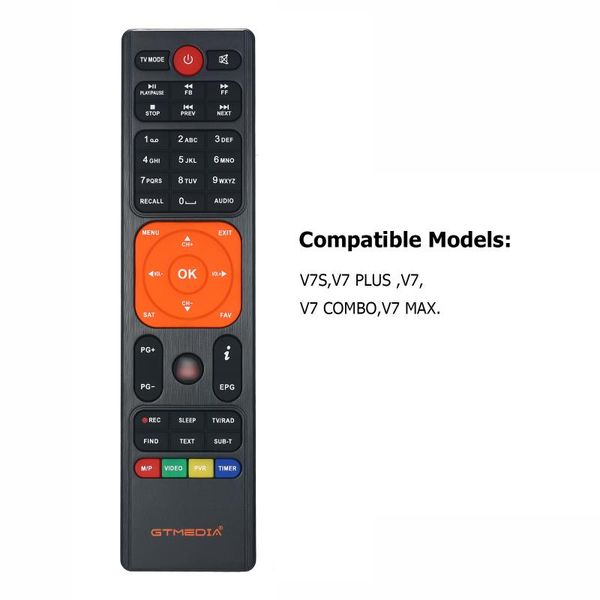 gtmedia v7 remote control for gtmedia v7s v7 plus dedicated smart replacement sat max super gtc receiver tv box
gtmedia v7 remote control for gtmedia v7s v7 plus dedicated smart replacement sat max super gtc receiver tv box