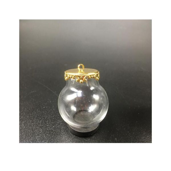 20sets 25x15mm light bulb glass globes with metal flower base tray jewelry necklace hollow glass orbs diy wishing sqccmh, Black
20sets 25x15mm light bulb glass globes with metal flower base tray jewelry necklace hollow glass orbs diy wishing sqccmh, Black